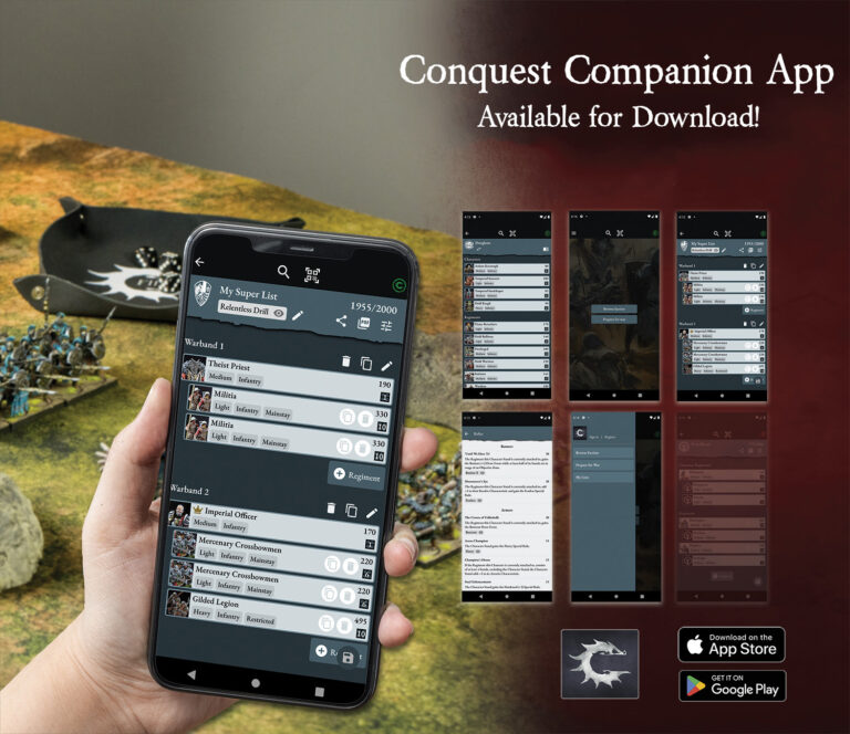 Conquest Companion App – New Registration and Unlock System